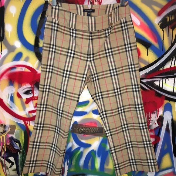 burberry capri pants